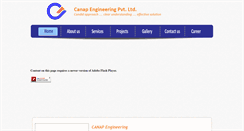 Desktop Screenshot of canap.net